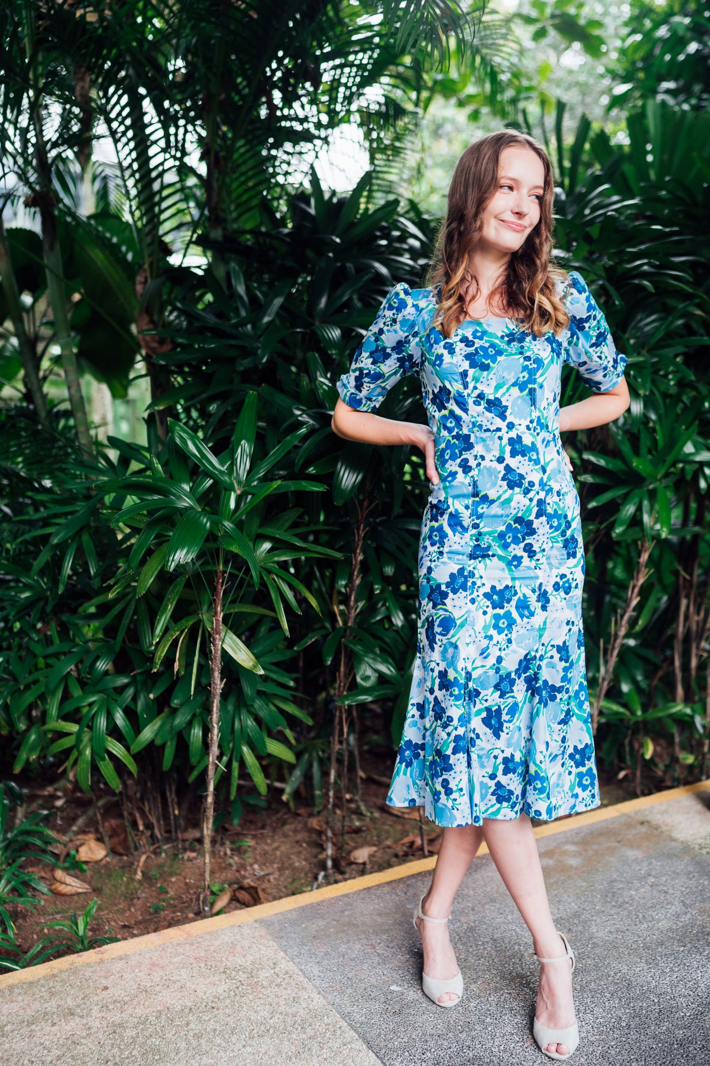 Mariana Fishtail Midi Dress for Lady
