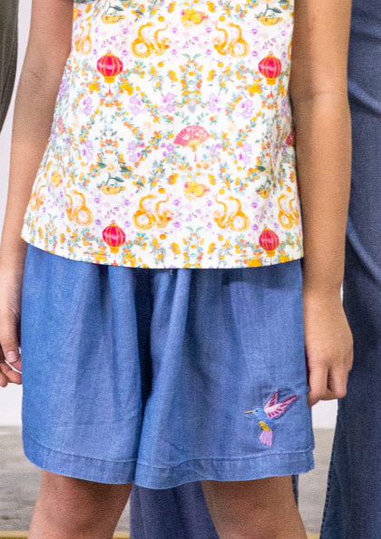 Birdy Tencel Shorts for Girls