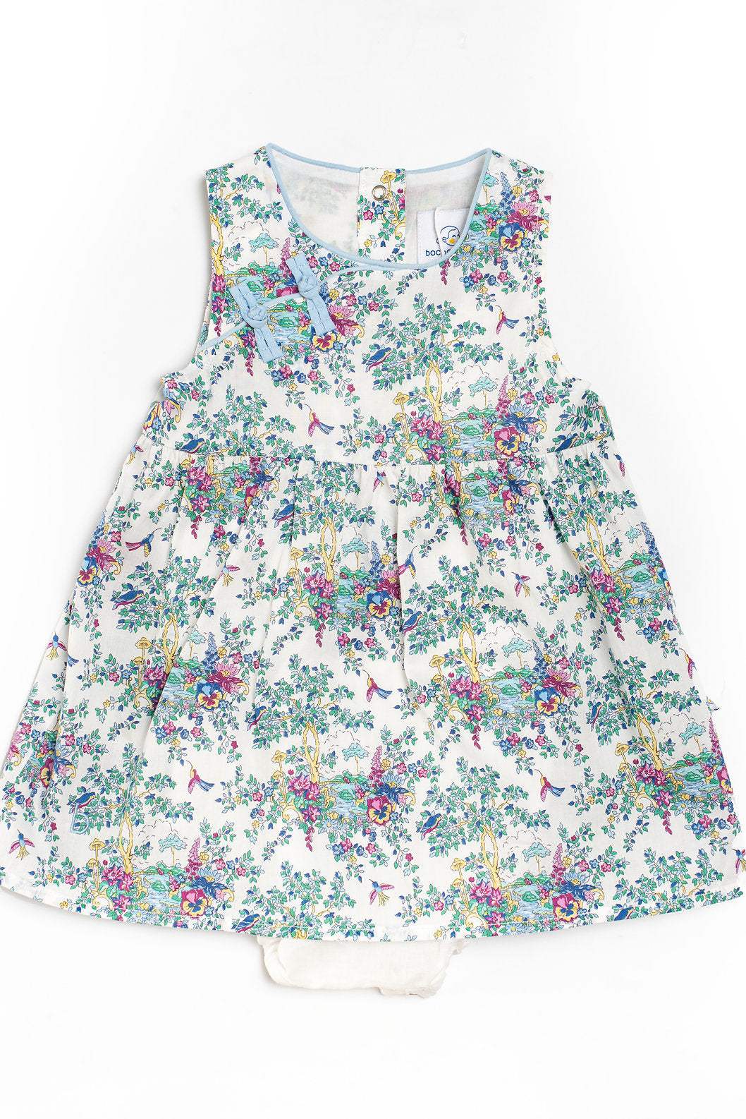 Floral Wonderland Onesie Dress for Baby Girls