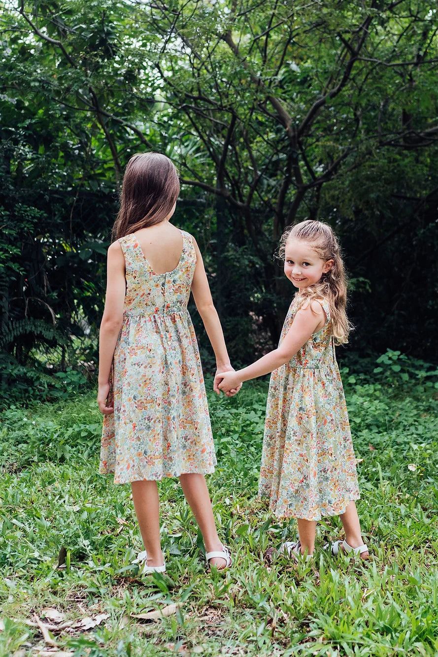 Amelia Low Back Dress for Girls