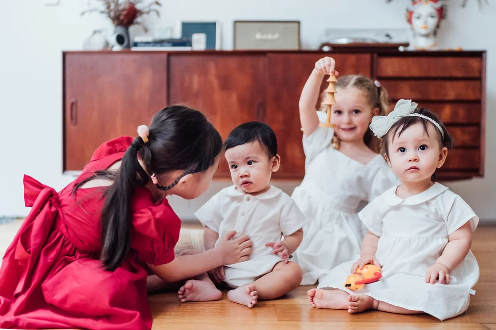 Carissa Bow Tie Dress for Girls