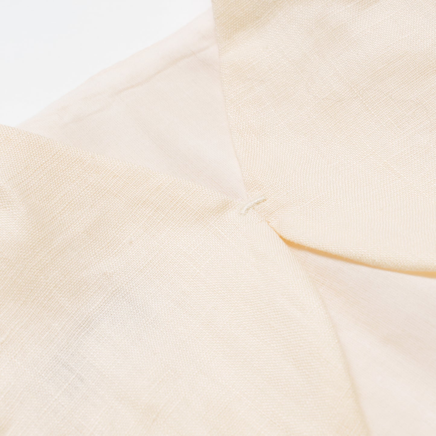 Ivory Linen Midi Dress for Lady