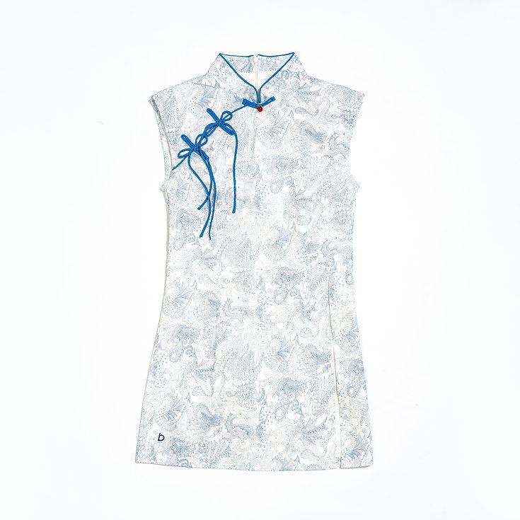 Delaney Dragon Mandarin Collar Top for ladies