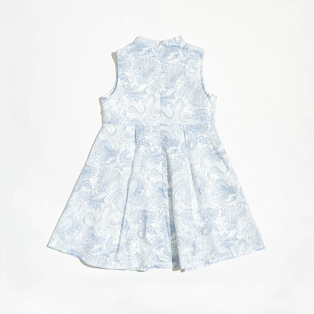 Delaney Dragon Sleeveless Cheongsam for girls