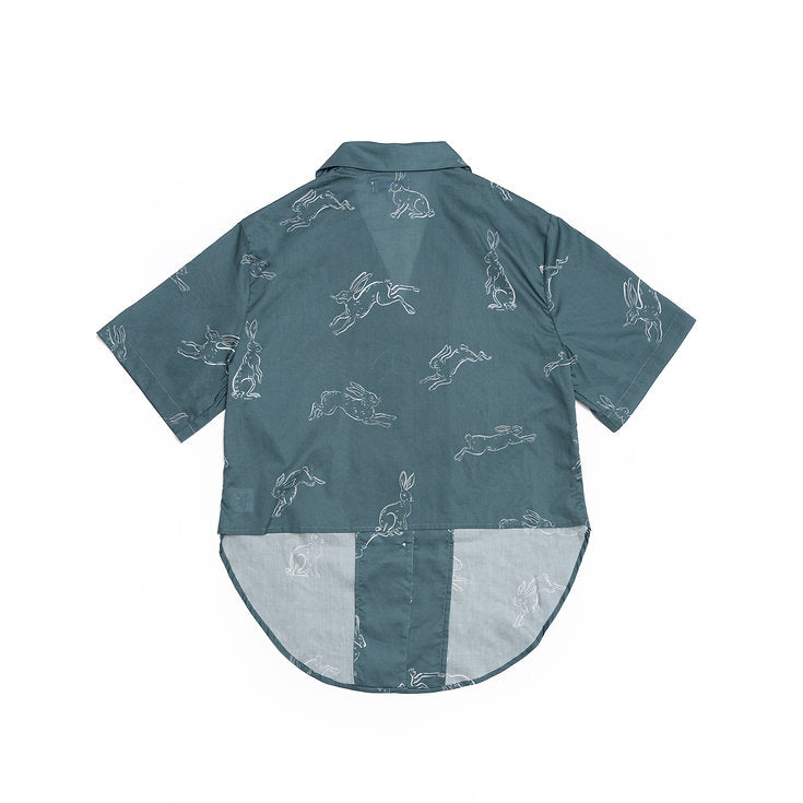 Ellery Cropped Tie-Front Shirt for Ladies
