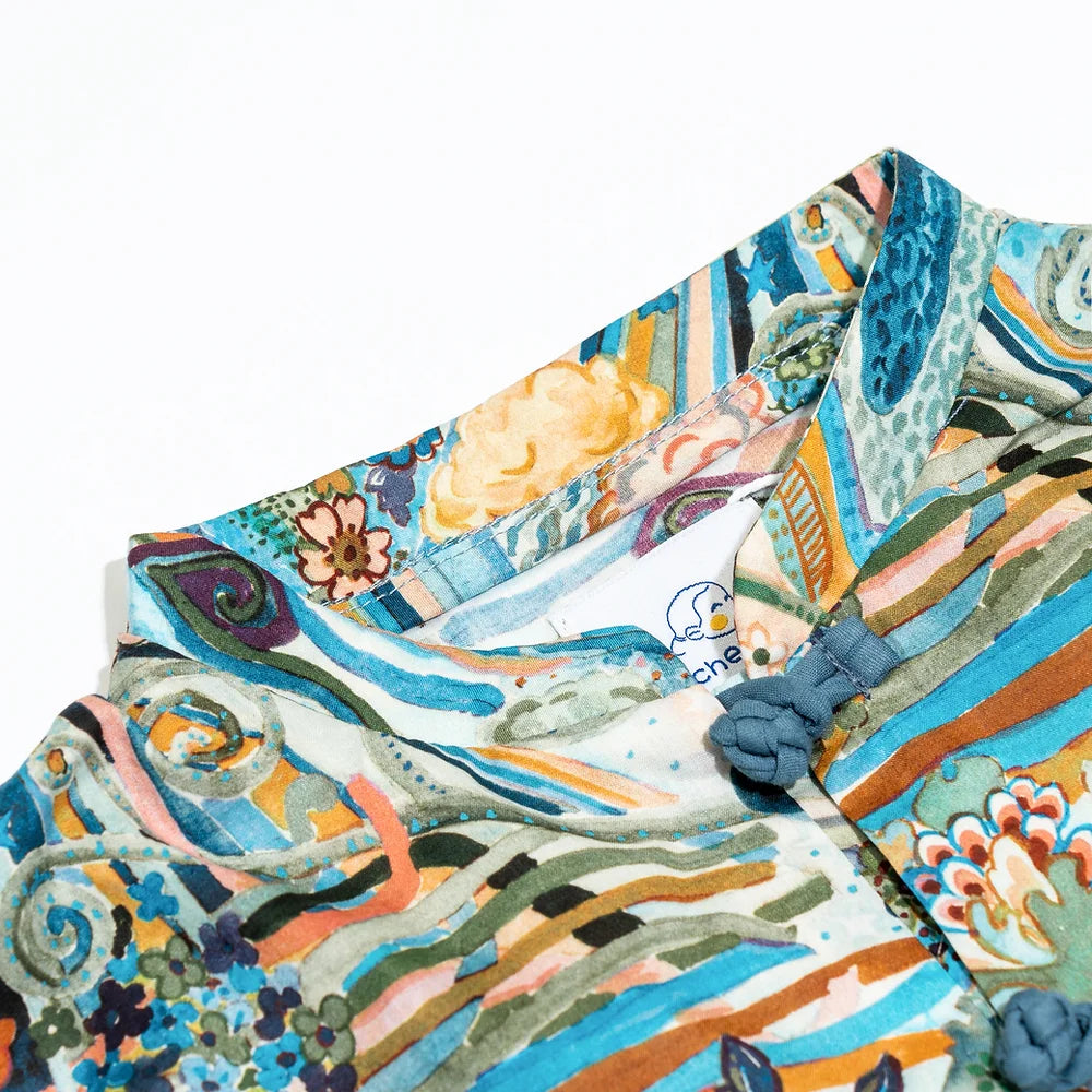 Elysia Mandarin Collar Shirt for boys
