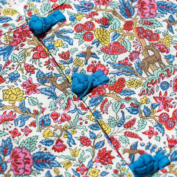 Forest Party Mandarin Collar Shirt for boys