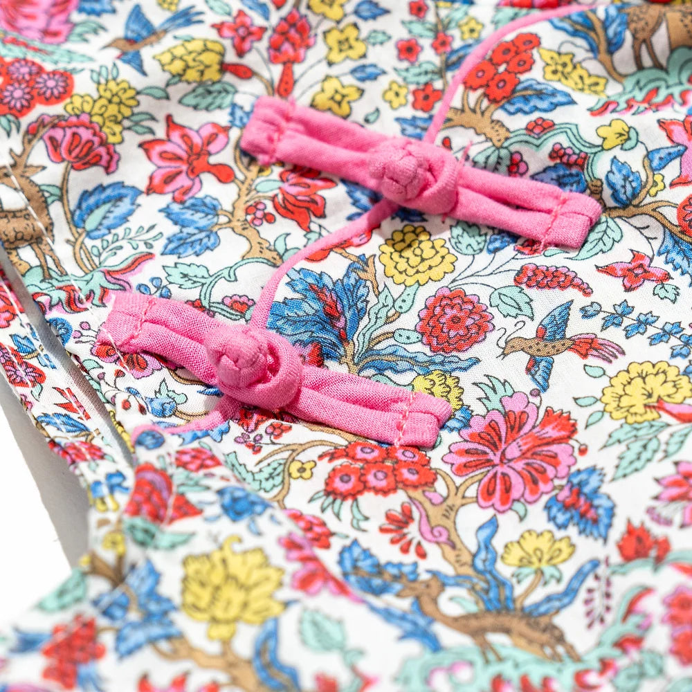 Forest Party Sleeveless Cheongsam for girls