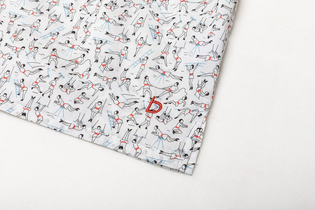 Gymnasium Oblique Button Shirt for boy