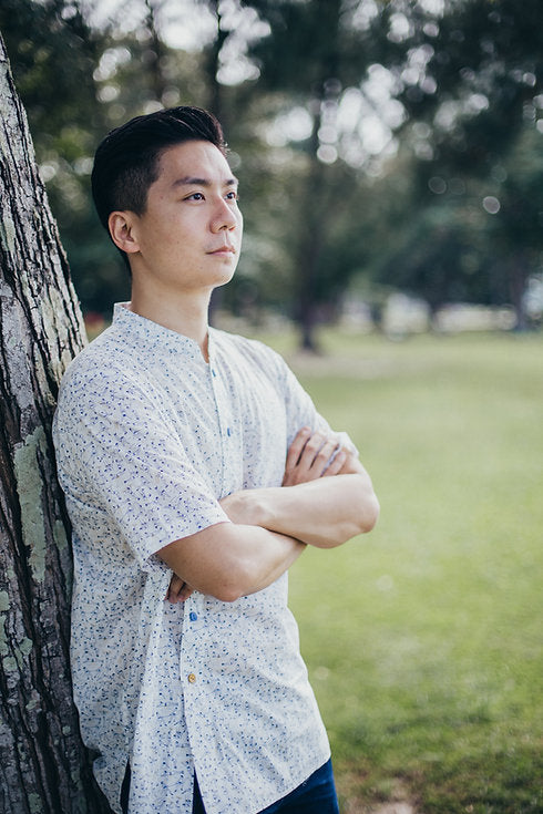 Gymnasium Oblique Button Shirt for men