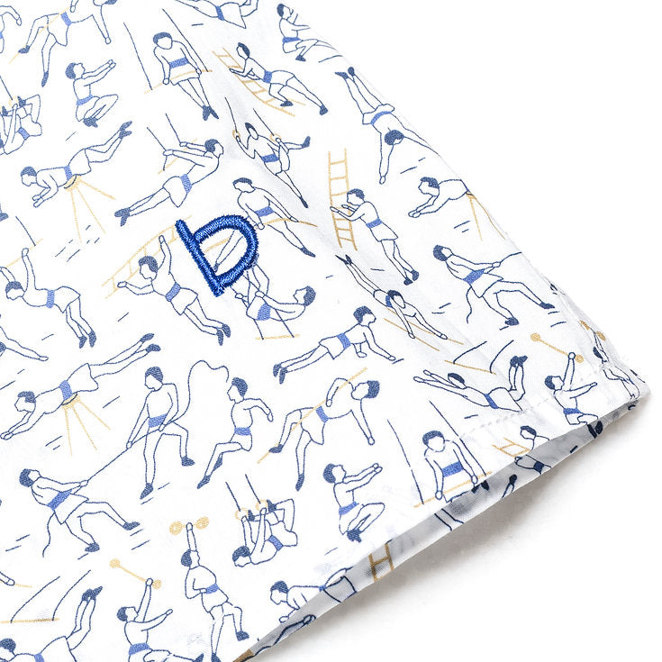 Gymnasium Oblique Button Shirt for men