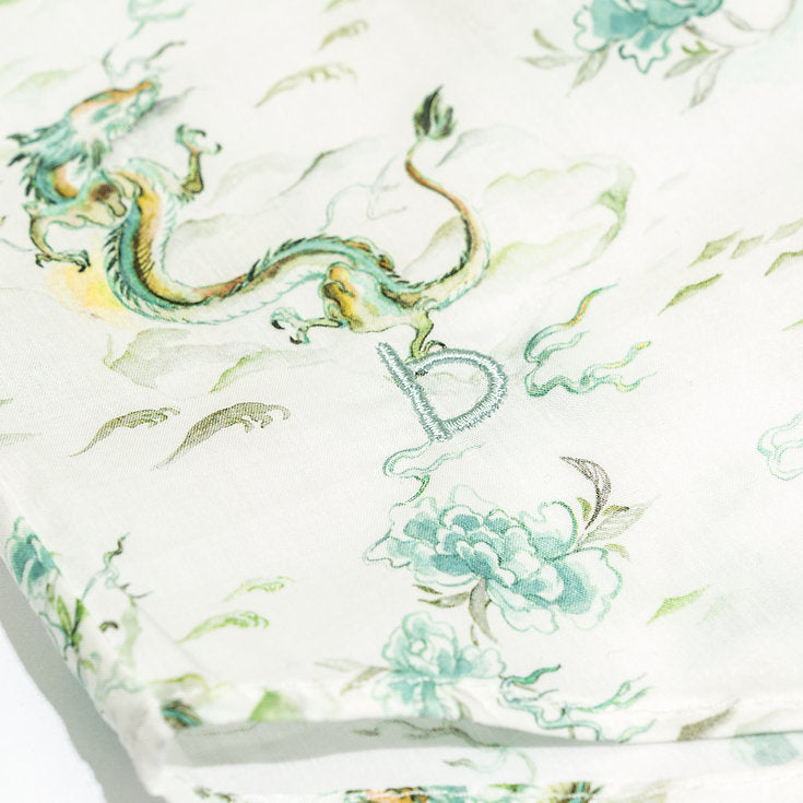 Jade Dragon Long Sleeve Shirt for Men