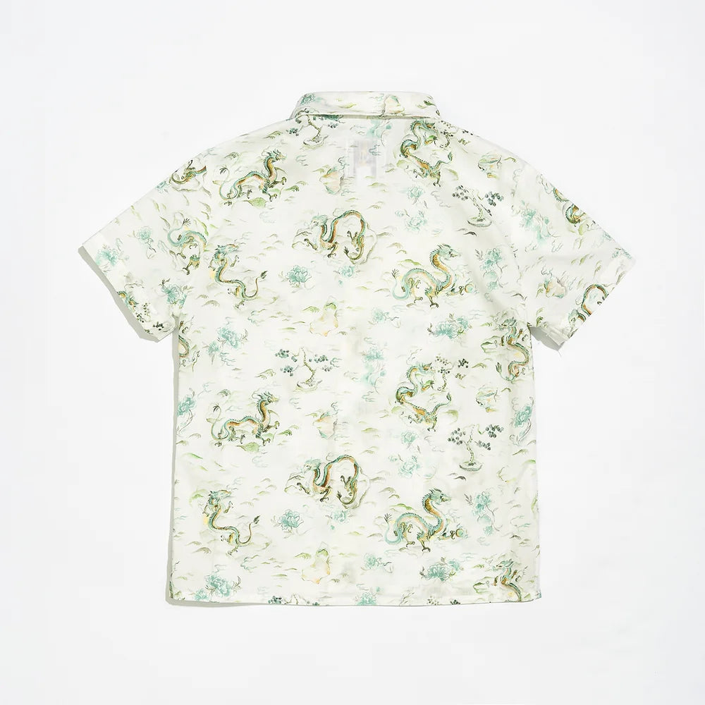 Jade Dragon Shirt for boys