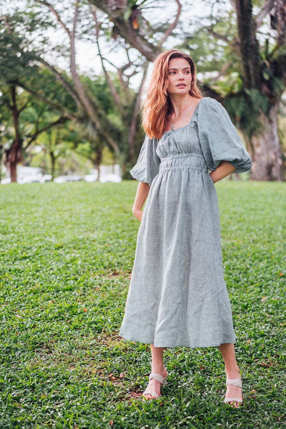 Miranda Linen Dress for Woman