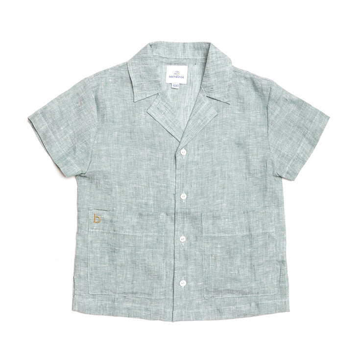 Noah cuban collar linen shirt