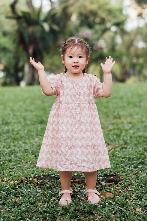 Unicorn Onesie Dress for Baby Girl