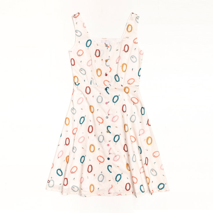Winning Ring Back Cut-out Dress