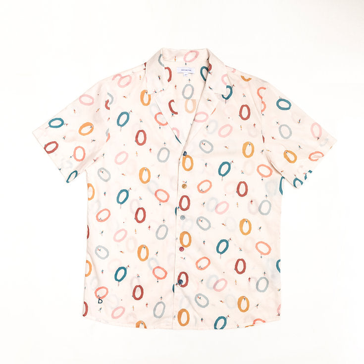 Winning Ring Cuban Collar Shirt for men