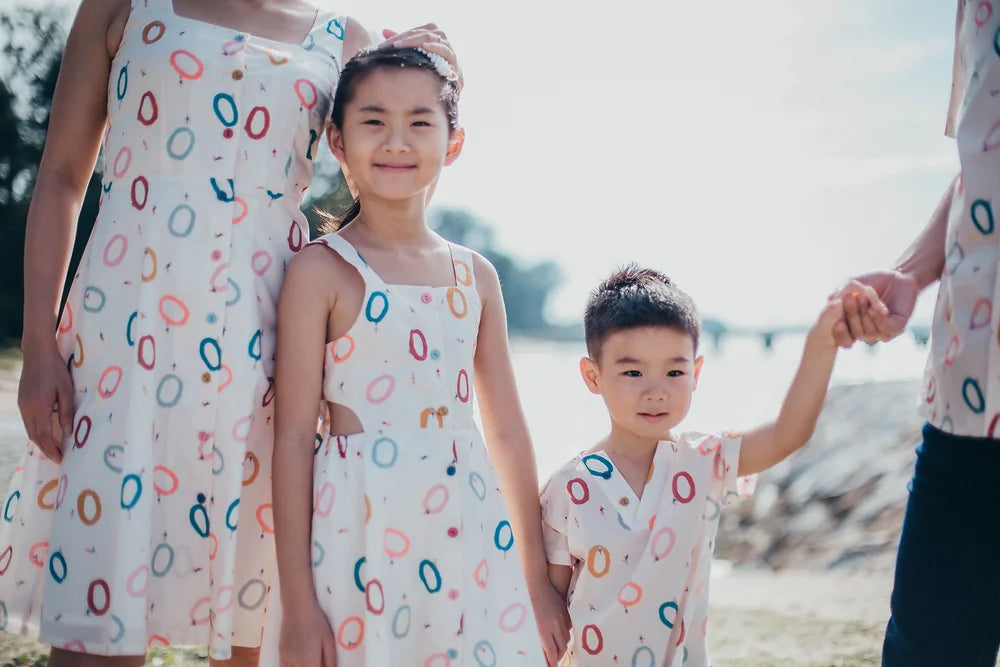 Winning Ring Side Cut-out Dress for girls