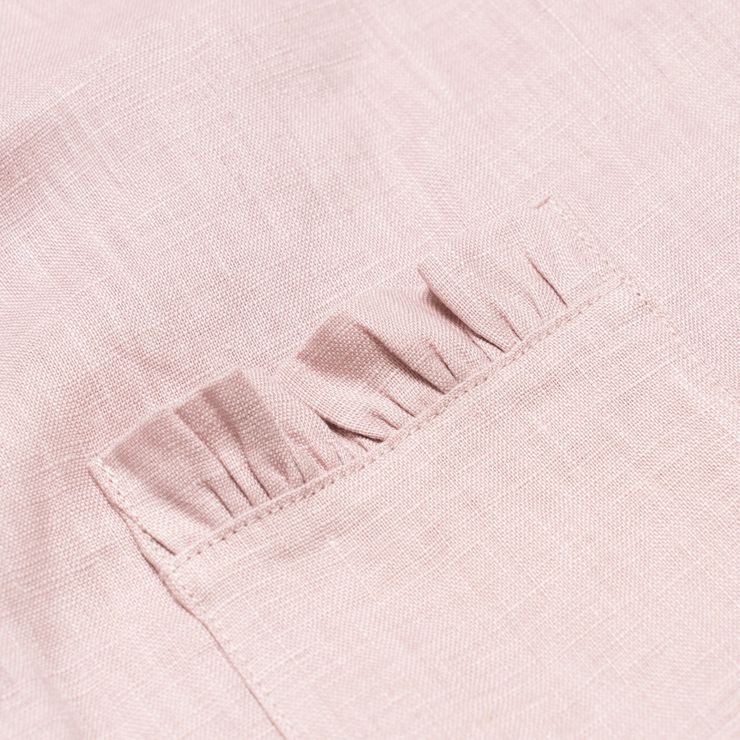 Margaret Linen Set in Pale Blush for Girls