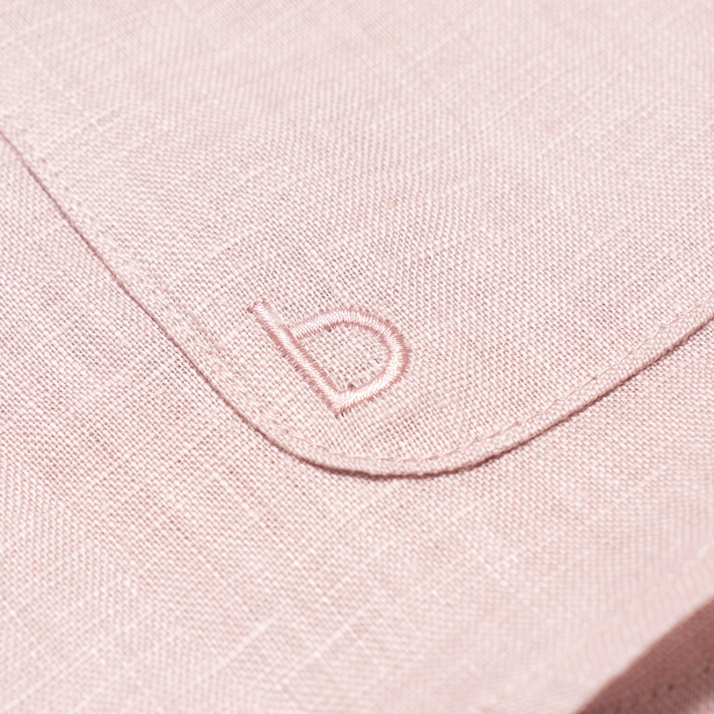 Margaret Linen Set in Pale Blush for Girls