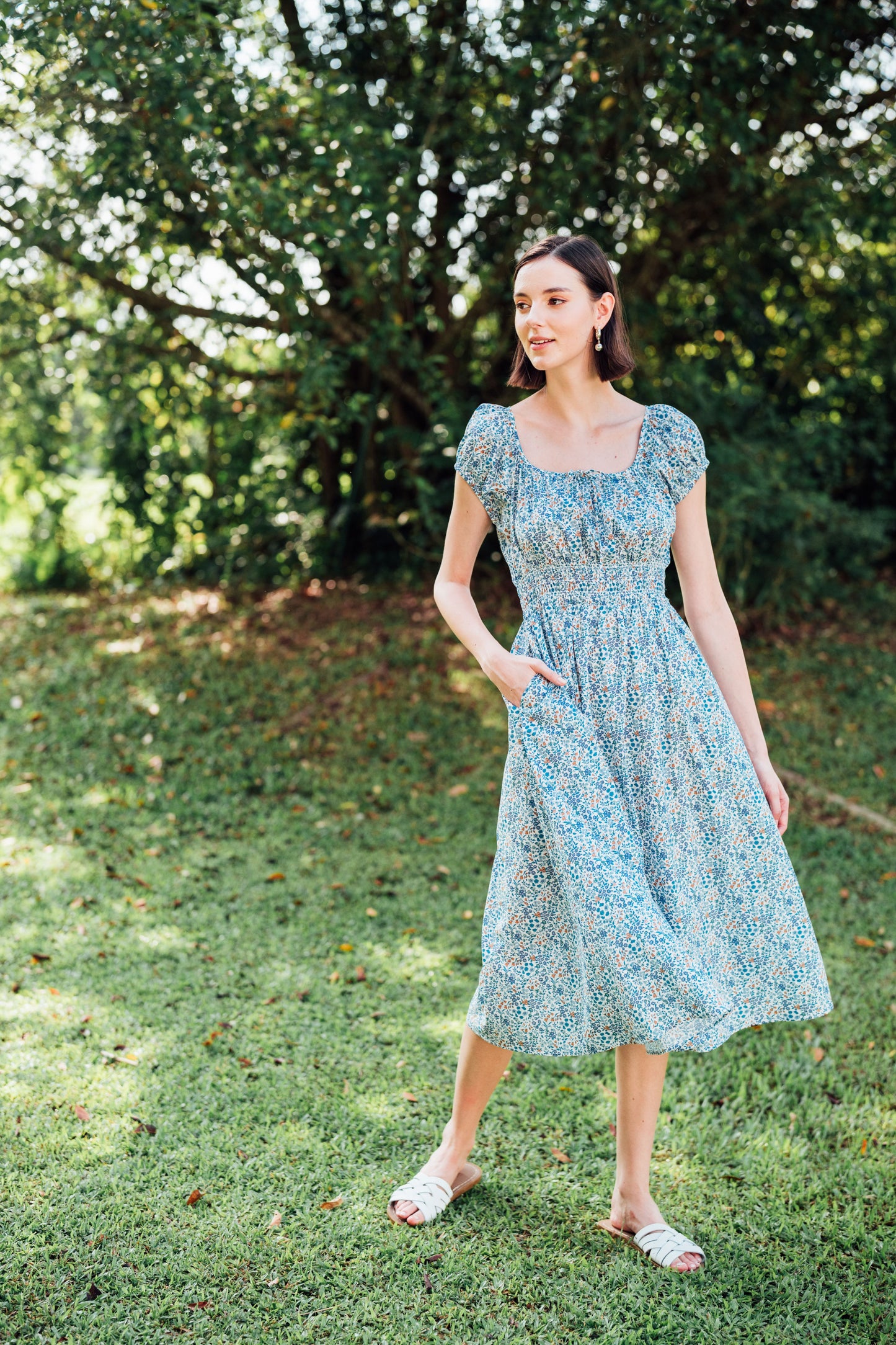 Lilibet Empire Dress for Ladies
