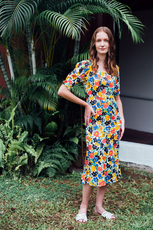 Mariana Fishtail Midi Dress for Lady