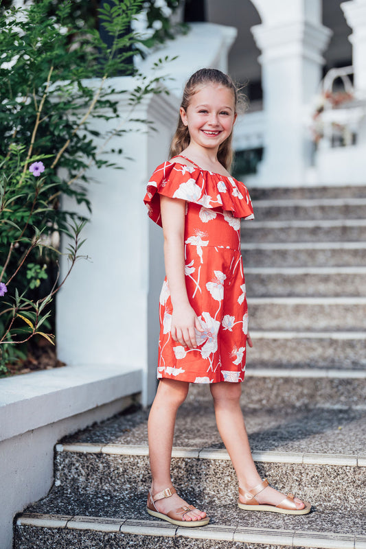Poppy Bloom Girl Jumpsuit