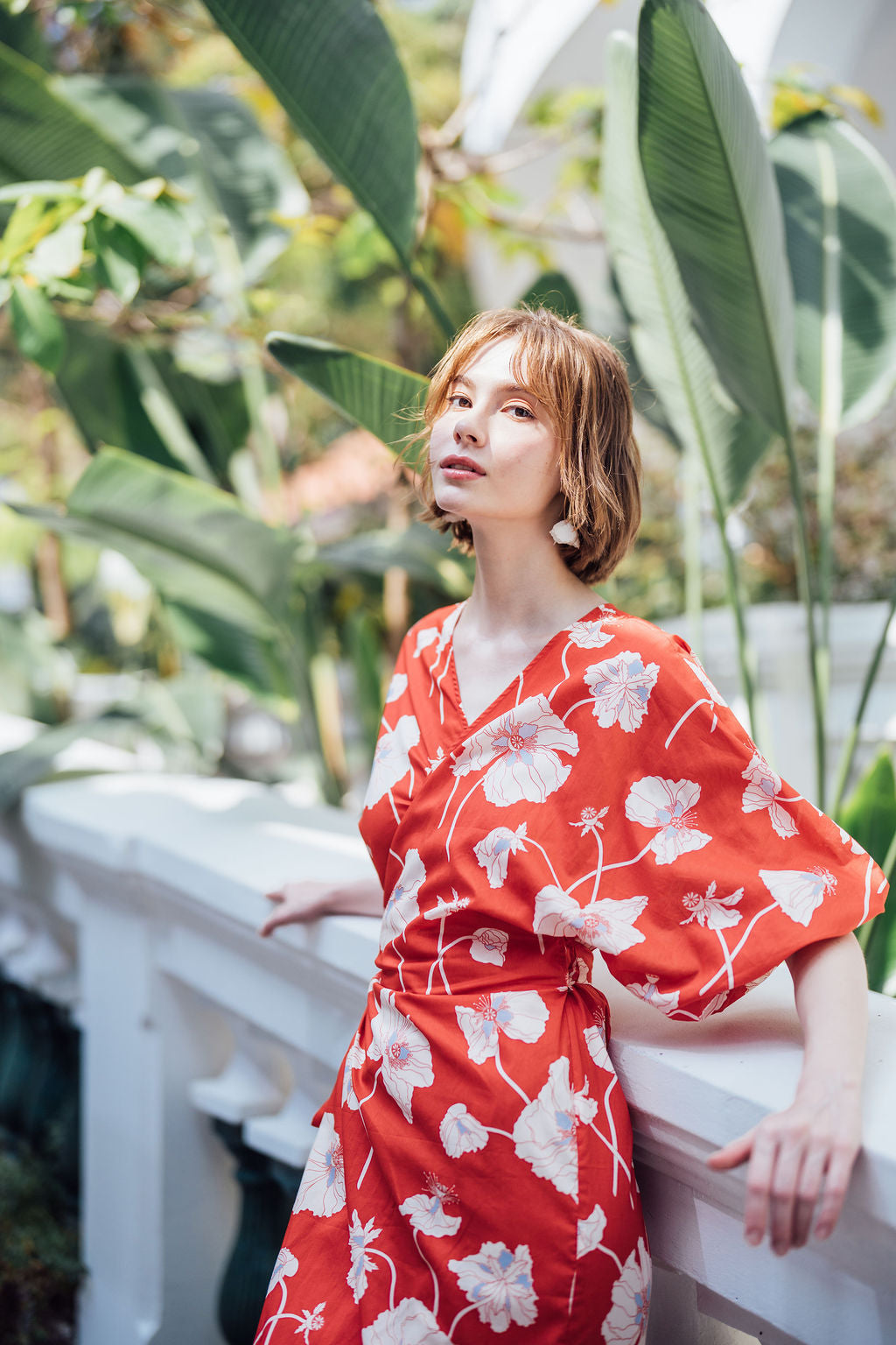 Poppy Bloom Lady Kimono Dress