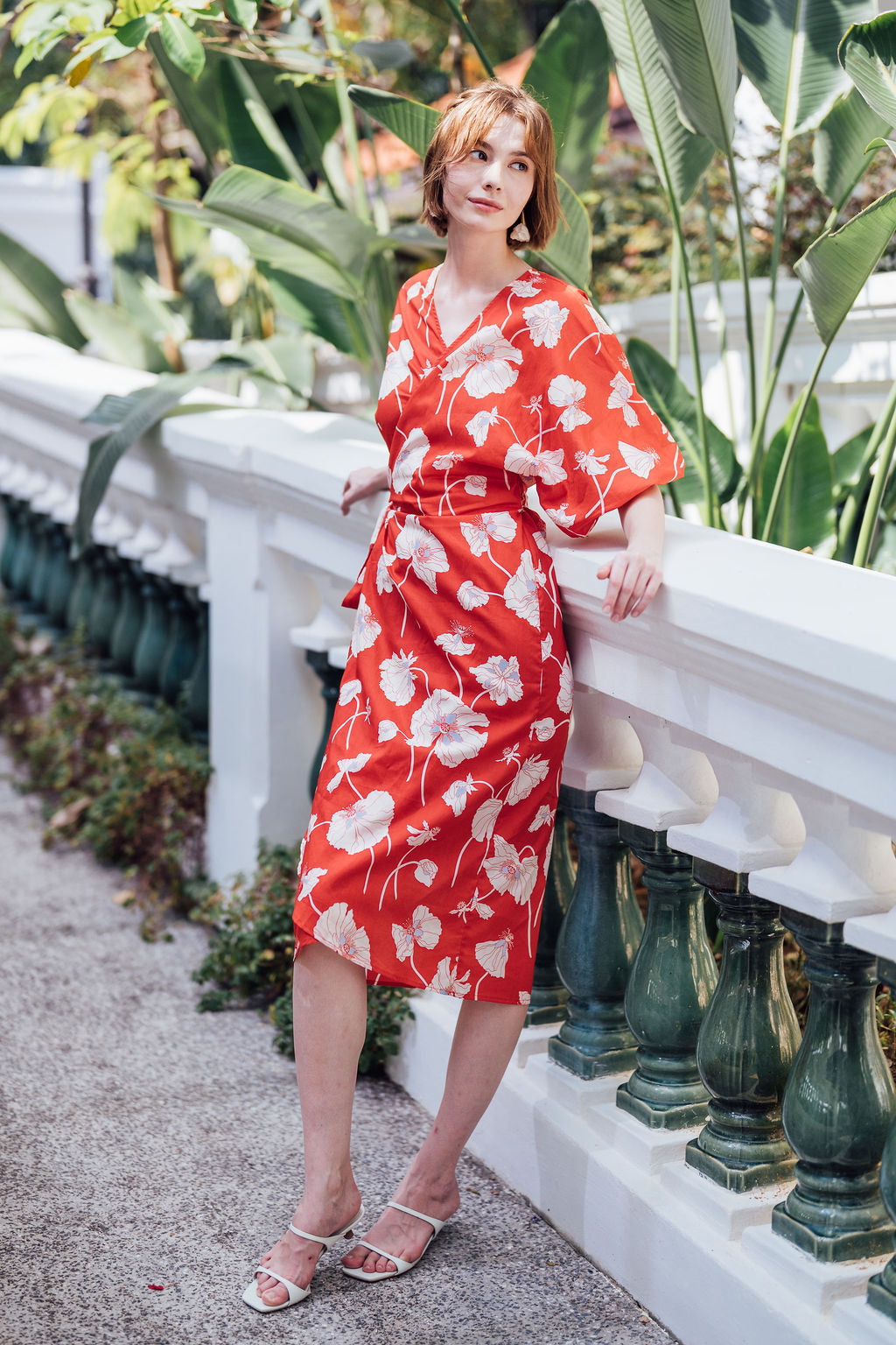 Poppy Bloom Lady Kimono Dress