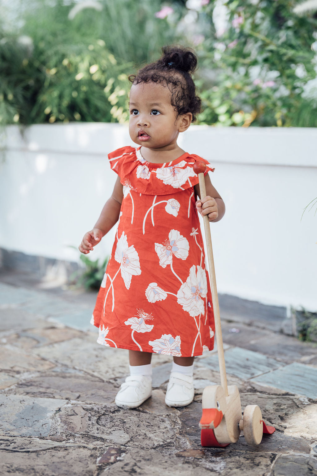 Poppy Bloom Onesie Dress for Baby Girl