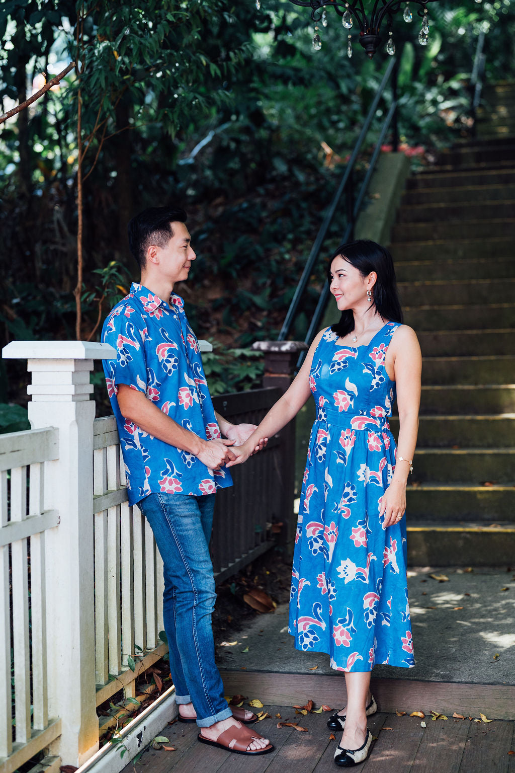 Fleur Mural Short Sleeve Shirt for Men