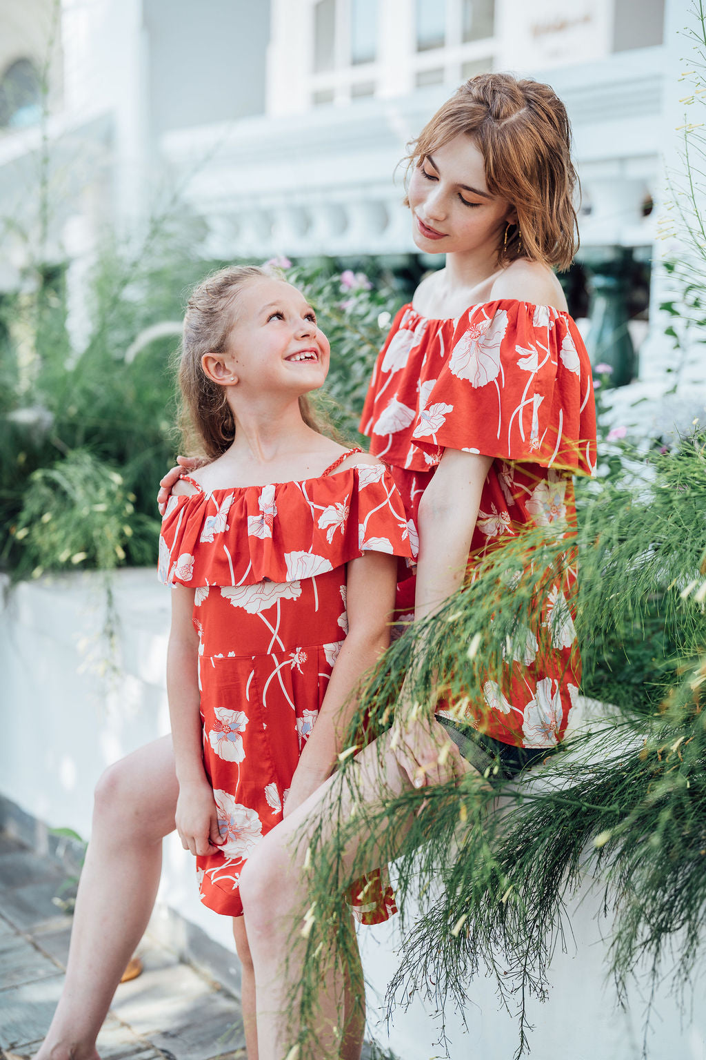 Poppy Bloom Lady Off-Shoulder Top