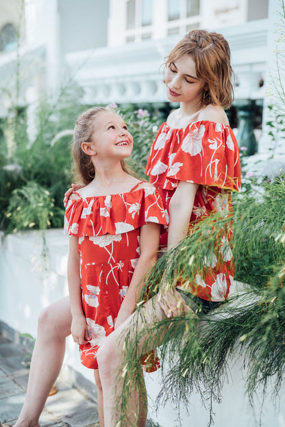 Poppy Bloom Girl Jumpsuit