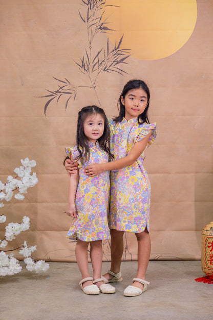 Stella Ruffle Sleeves Cheongsam for Girls