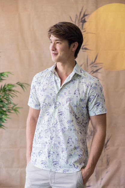 Mythical Creatures Short Sleeve Shirt for Men
