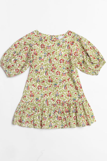 Bavaria Puff  Sleeve Dress for girl