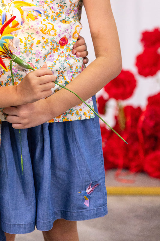 Birdy Tencel Shorts for Girls