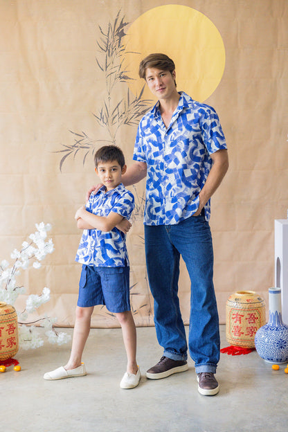 Winding Fortune Short Sleeve Shirt for Men