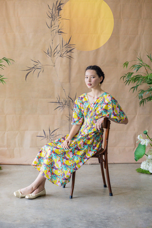 Penelope Dress for Ladies in Lindsay Legacy print