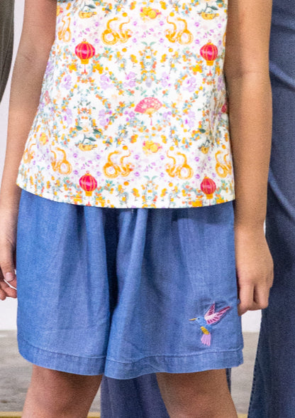 Birdy Tencel Shorts for Girls
