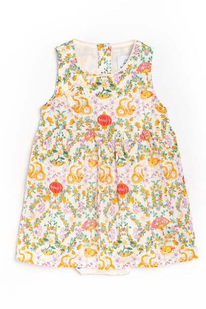 Snake! Snake! Onesie Dress for Baby Girls