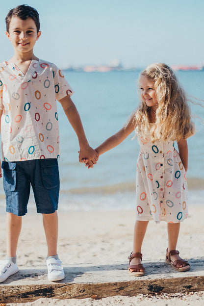 Flap Pocket Tencel Shorts for boys