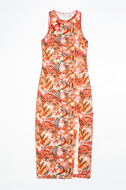 Queen of Hearts Maxi Slit Dress for ladies