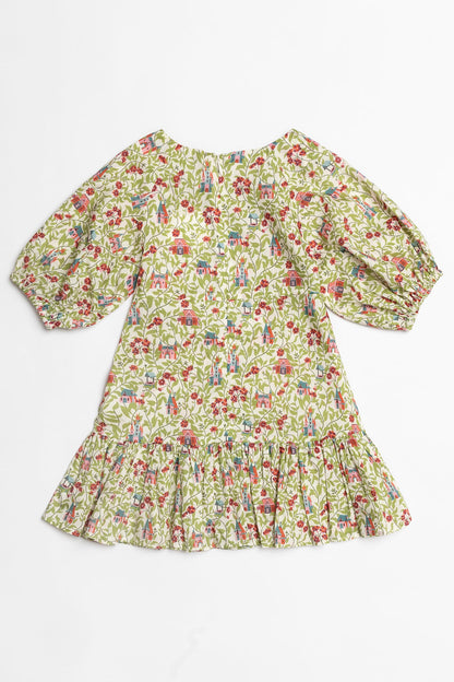 Bavaria Puff  Sleeve Dress for girl