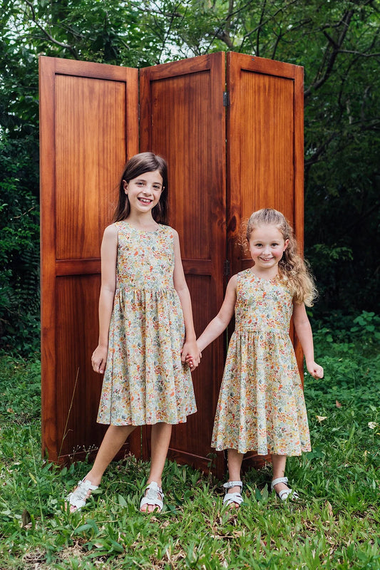 Amelia Low Back Dress for Girls