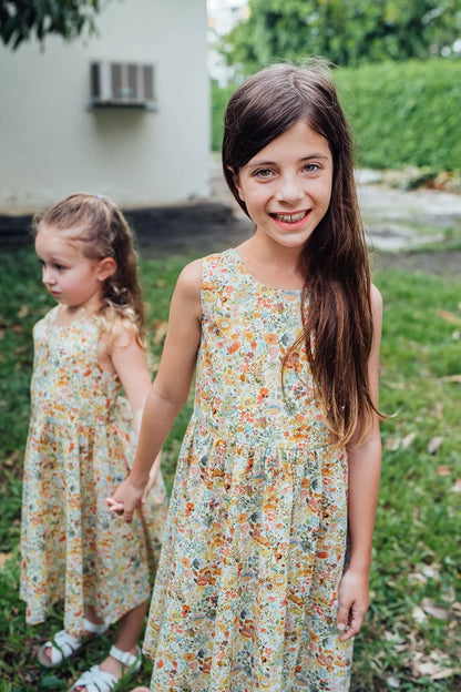 Amelia Low Back Dress for Girls