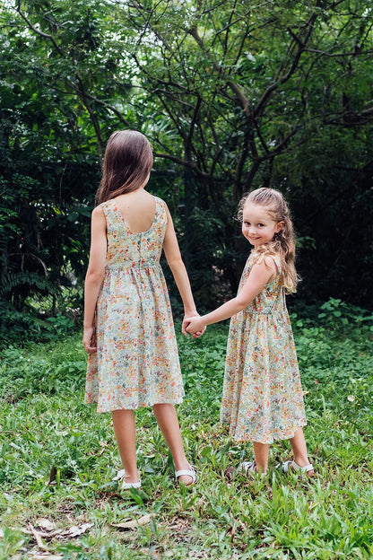 Amelia Low Back Dress for Girls