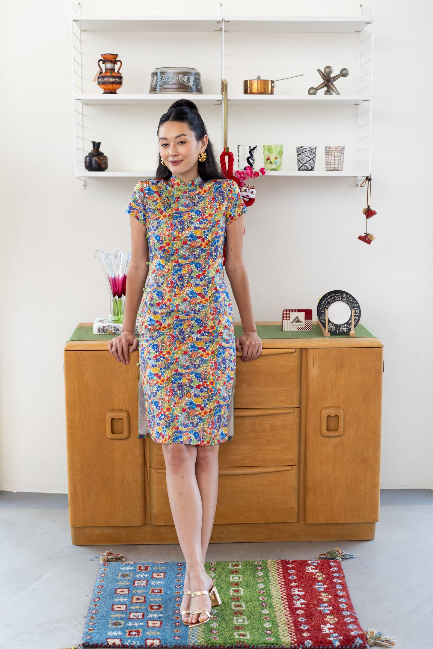 Annie Classic Cheongsam Dress for Lady