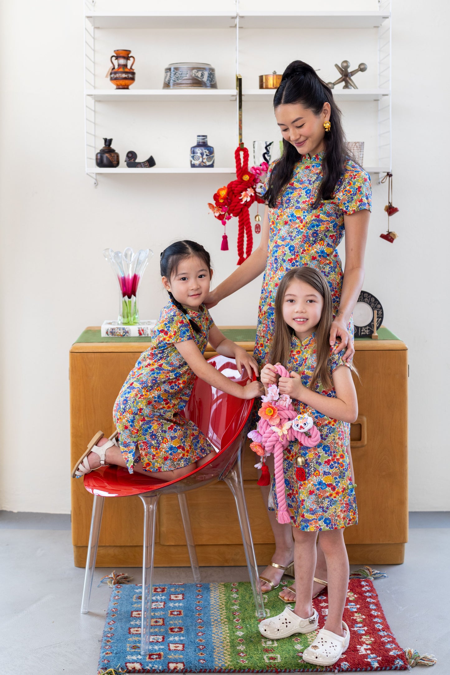 Annie Classic Cheongsam Dress for Lady